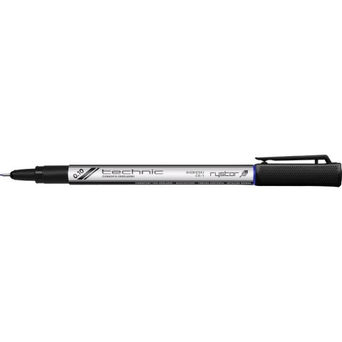 Cienkopis kreślarski Rystor Technic 0.1mm niebieski Rystor Cienkopis kreślarski Rystor Technic 0.1mm niebieski Rystor