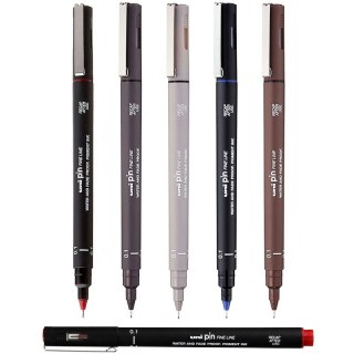 Cienkopis kreślarski Uni Pin-200 0.1mm niebieski Uni