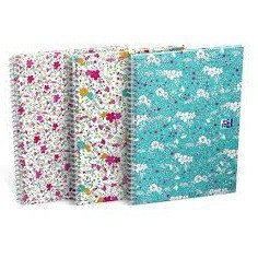 KOŁONOTATNIK OXFORD FLORAL A6/50K KRATKA Oxford