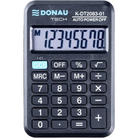 Kalkulator Donau Tech K-DT2083-01 czarny Donau Tech Kalkulator Donau Tech K-DT2083-01 czarny Donau Tech