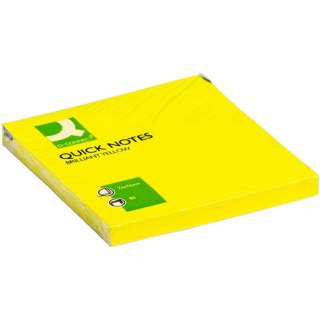 Karteczki Q-Connect 76x76mm żółte (75) Q-CONNECT