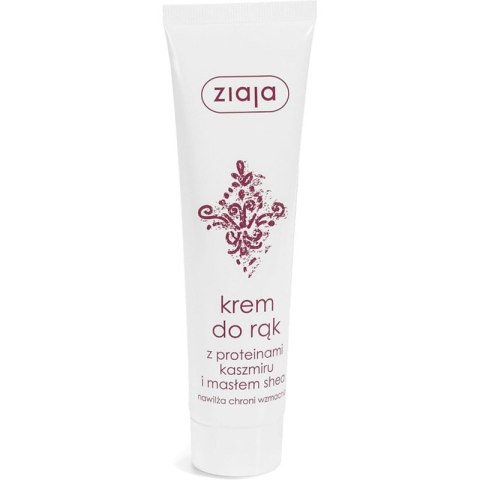 Krem do rąk Ziaja 100ml z proteinami kaszmiru i masłem shea ZIAJA Krem do rąk Ziaja 100ml z proteinami kaszmiru i masłem shea ZIAJA