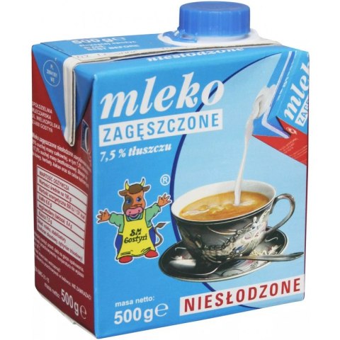 MLEKO GOSTYŃ ZAGĘSZCZONE 500g 7,5% Gostyń MLEKO GOSTYŃ ZAGĘSZCZONE 500g 7,5% Gostyń