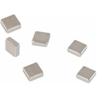Magnesy Super Strong kwadraty 1x1x0,5cm (6) 2x3