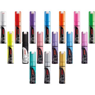Marker kredowy Uni PWE-8K czarny Uni