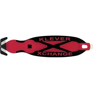Nóż bezpieczny Klever XChange 20 czerwony KLEVER