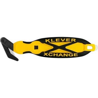 Nóż bezpieczny Klever XChange 30 żółty KLEVER