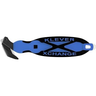 Nóż bezpieczny Klever XChange With Scraper niebies KLEVER