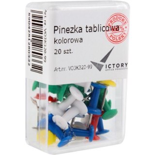 PINEZKI TABLICOWE VICTORY MIX KOLOR (20) VICTORY