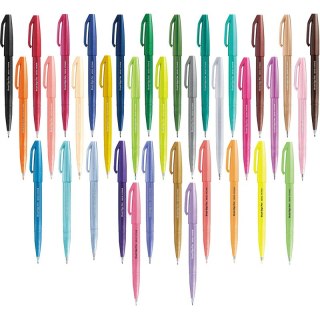 Pisak pędzelkowy Pentel Brush Sign Pen SES15C jasn Pentel