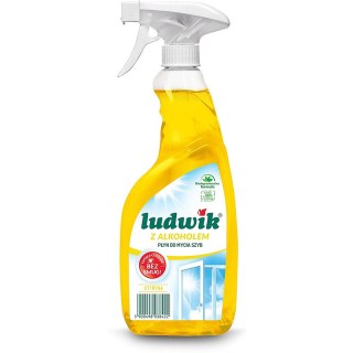 Płyn do szyb Ludwik 600ml Cytryna z alkoholem LUDWIK