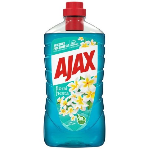 Płyn uniwersalny Ajax Floral Fiesta 1L niebieski AJAX Płyn uniwersalny Ajax Floral Fiesta 1L niebieski AJAX