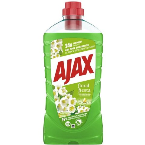 Płyn uniwersalny Ajax Floral Fiesta 1L zielony AJAX Płyn uniwersalny Ajax Floral Fiesta 1L zielony AJAX