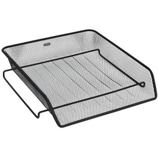 Półka na dokumenty Grand A4 metalowa czarna Grand
