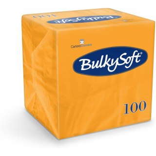 Serwetki BulkySoft 24x24cm 2w celulozowe pomarańczowe (100) BulkySoft