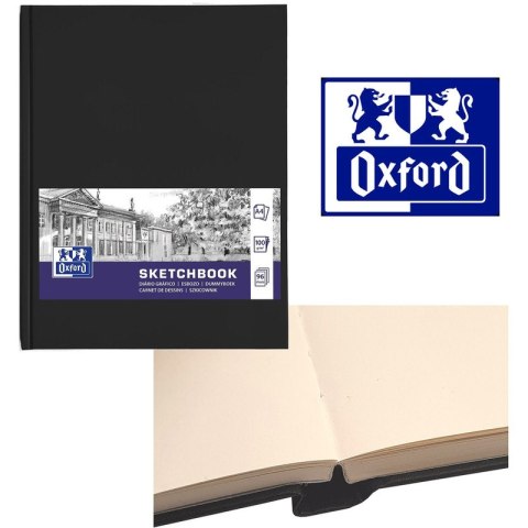 Szkicownik Oxford Sketchbook A4/96k czarny Oxford Szkicownik Oxford Sketchbook A4/96k czarny Oxford