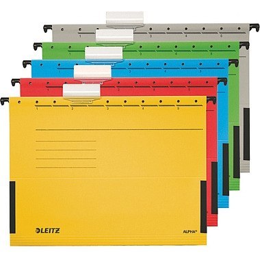 TECZKA ZAWIESZANA LEITZ ALPHA A4 Z BOKAMI NIEBIESKA Leitz TECZKA ZAWIESZANA LEITZ ALPHA A4 Z BOKAMI NIEBIESKA Leitz