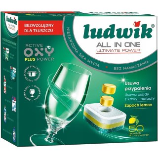 Tabletki do zmywarki Ludwik All-in-1 Ultimate Power Lemon (50) LUDWIK