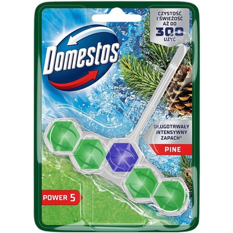 Zawieszka do WC Domestos Power 5 50g Pine Domestos Zawieszka do WC Domestos Power 5 50g Pine Domestos