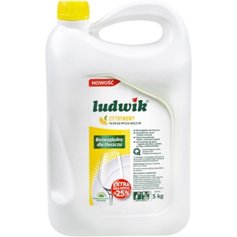 Płyn do naczyń Ludwik 5L Cytryna LUDWIK Płyn do naczyń Ludwik 5L Cytryna LUDWIK