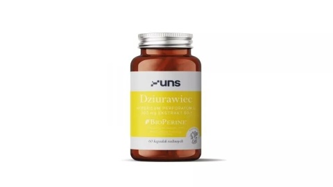 UNS Dziurawiec + Bioperine 60 vege kapsułek UNS Dziurawiec + Bioperine 60 vege kapsułek