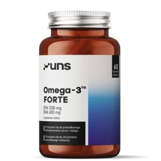 UNS Omega-3 FORTE 60 kapsułek żelowych