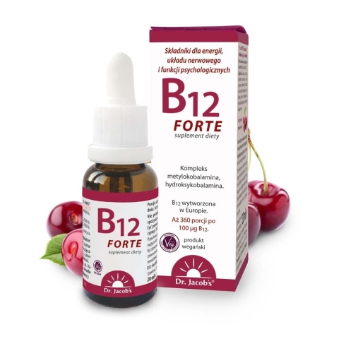 Dr. Jacob's Witamina B12 FORTE 20 ml Dr. Jacob's Witamina B12 FORTE 20 ml