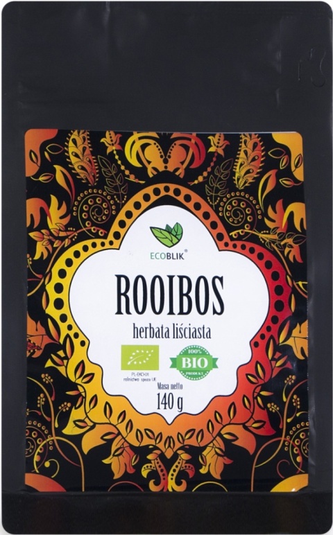 EcoBlik Herbata ekologiczna liściasta ROOIBOS 140 g EcoBlik Herbata ekologiczna liściasta ROOIBOS 140 g