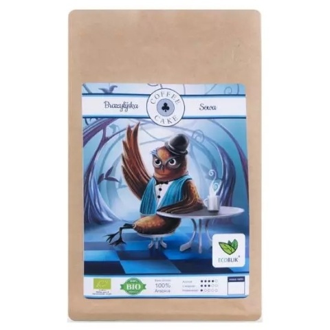 EcoBlik Kawa ziarnista ekologiczna BRAZYLIJSKA SOWA 1 kg EcoBlik Kawa ziarnista ekologiczna BRAZYLIJSKA SOWA 1 kg