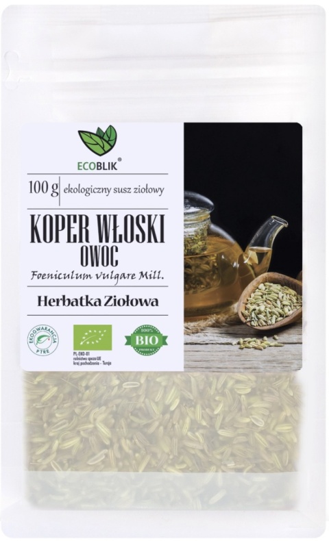 EcoBlik Koper włoski owoc EKO 100 g EcoBlik Koper włoski owoc EKO 100 g