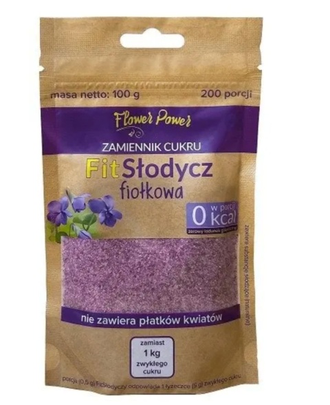 Flower Power FIT Słodycz Fiołkowa 100 g Flower Power FIT Słodycz Fiołkowa 100 g