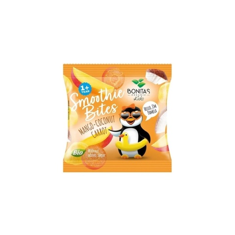 BONITAS Liofilizowana Przekąska mango-kokos-marchew BIO 10gr BONITAS Liofilizowana Przekąska mango-kokos-marchew BIO 10gr