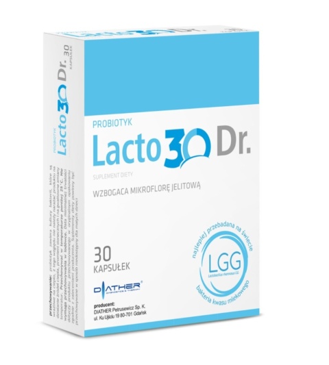 DIATHER Lacto30Dr. 30 kapsułek DIATHER Lacto30Dr. 30 kapsułek