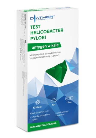 DIATHER Test Helicobacter Pylori kasetkowy