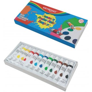 Farby tempera Keyroad 12ml x12 kolorów KEYROAD