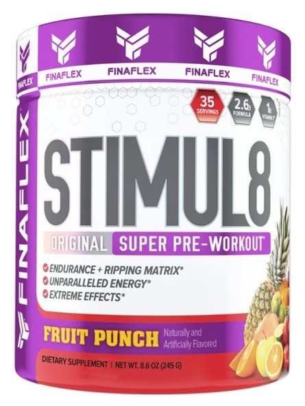 Finaflex Stimul8 Fruit Punch 245g Finaflex Stimul8 Fruit Punch 245g