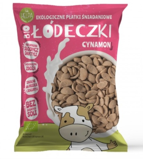 Helpa Łódeczki Jaglano - Owsiane Z Cynamonem Bez Dodatku Cukrów BIO 260 g Helpa Łódeczki Jaglano - Owsiane Z Cynamonem Bez Dodatku Cukrów BIO 260 g