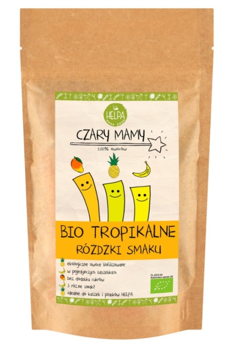 Helpa Różdżki Smaku Tropikalne Liofilizowane Owoce BIO (9x2 g) 18 g Helpa Różdżki Smaku Tropikalne Liofilizowane Owoce BIO (9x2 g) 18 g