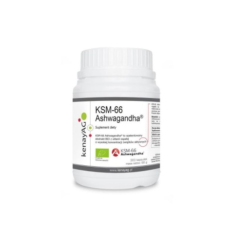 Kenay Ashwagandha KSM-66 BIO 300 kapsułek