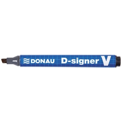 Marker permanentny Donau D-Singer V czarny Donau Marker permanentny Donau D-Singer V czarny Donau
