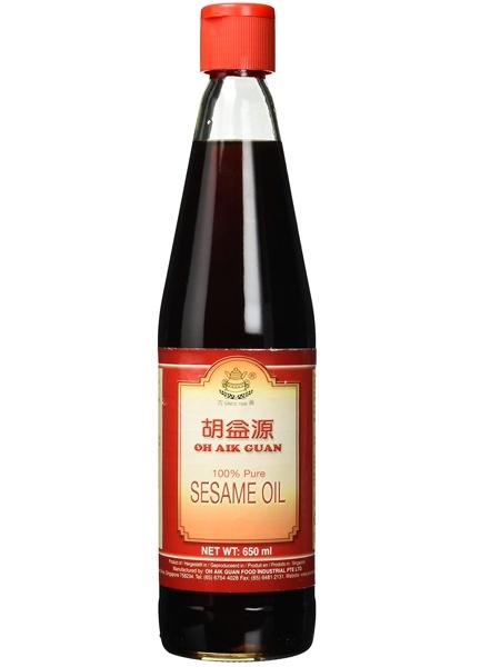 Oh Aik Guan Olej sezamowy butelka 650 ml Oh Aik Guan Olej sezamowy butelka 650 ml