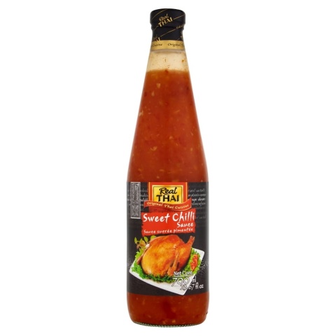 Real Thai Sos chilli słodki do drobiu 850 g 700 ml Real Thai Sos chilli słodki do drobiu 850 g 700 ml