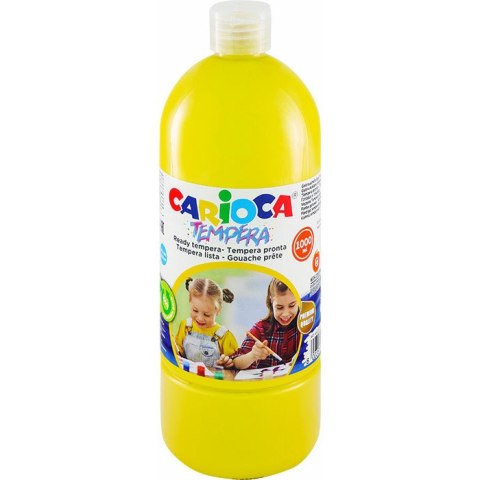 Farba tempera Carioca 1000ml żółta CARIOCA Farba tempera Carioca 1000ml żółta CARIOCA
