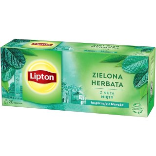 Herbata Lipton zielona z nutą mięty (20) Lipton