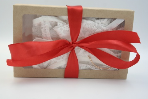 Komplet koronkowej bielizny Sweet Fashion Emma „S” - Biały