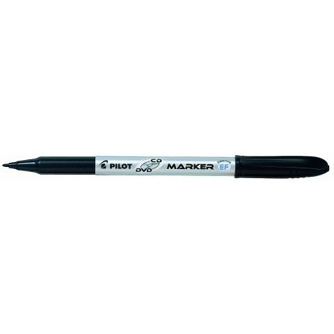 MARKER DO CD/DVD PILOT CZARNY Pilot