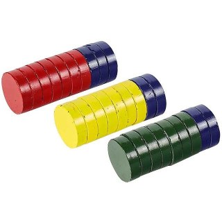 Magnesy do tablic Fandy śr.40mm mix kolorów (28) Fandy