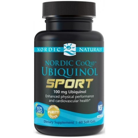 Nordic Naturals Koenzym Q10 Ubiquinol Sport 100mg 60 kapsułek Nordic Naturals Koenzym Q10 Ubiquinol Sport 100mg 60 kapsułek