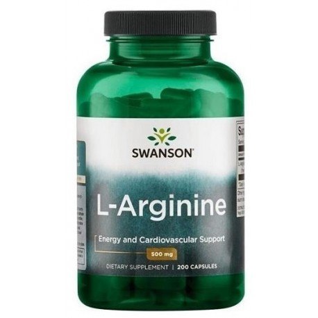 Swanson L-Arginina 500 mg 200 kapsułek Swanson L-Arginina 500 mg 200 kapsułek