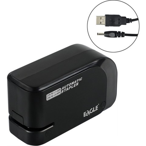 Zszywacz elektryczny Eagle EG-1610 USB czarny Eagle Zszywacz elektryczny Eagle EG-1610 USB czarny Eagle